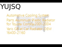 Automotive Cooling System Parts Aluminum Plastic Radiator for Toyota Corolla 2001-2004 Yaris GR at Car Radiator OEM 16400-21160